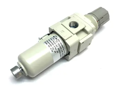 AW30K-N03E-12Z-B | SMC  Modular Filter Regulator Embedded Gauge 7~125psi 3/8" NPT - New Other