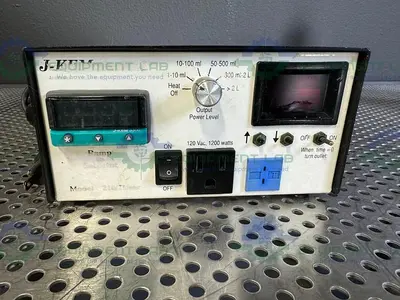 USED J-KEM SCIENTIFIC 210 TIMER TEMPERATURE CONTROLLER 120 VAC, 1200 WATTS
