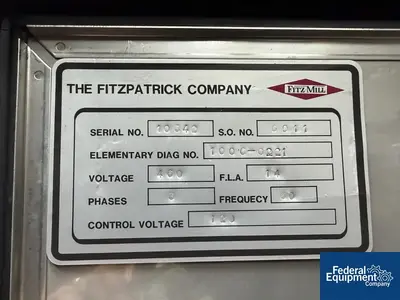 USED Fitzpatrick DASO6 Fitzmill, S/S