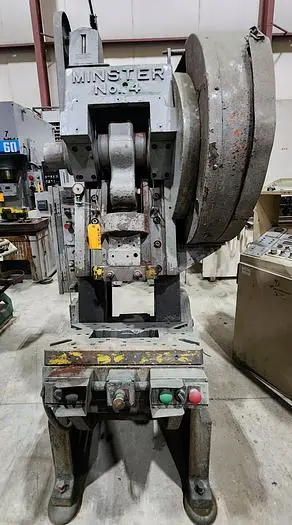 Used MINSTER #4 O.B.I. Presses Michigan US | Midwest Press and Automation #564222