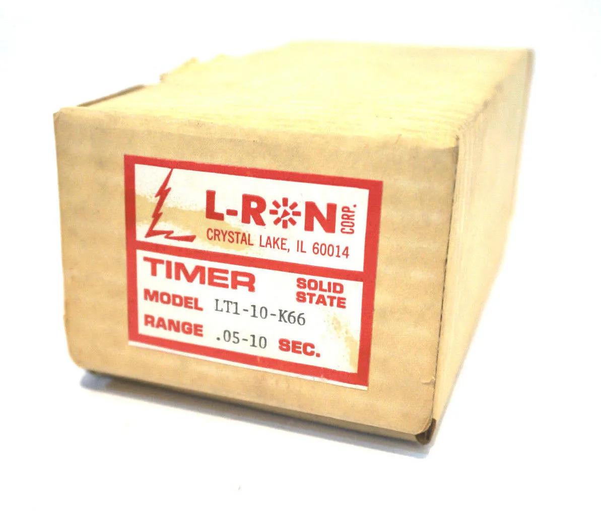 NEW L-RON LT1-10-K66 SS TIMER LT110K66