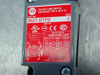 USED ALLENBRADLEY 802TDTPD