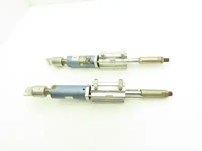 TA Systems TA-40CS Ultrasonic Plastic Welder Head Unit w/Cylinder Lot of 2
