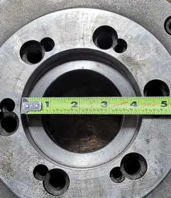 USED BISON 10" 3 JAW CHUCK