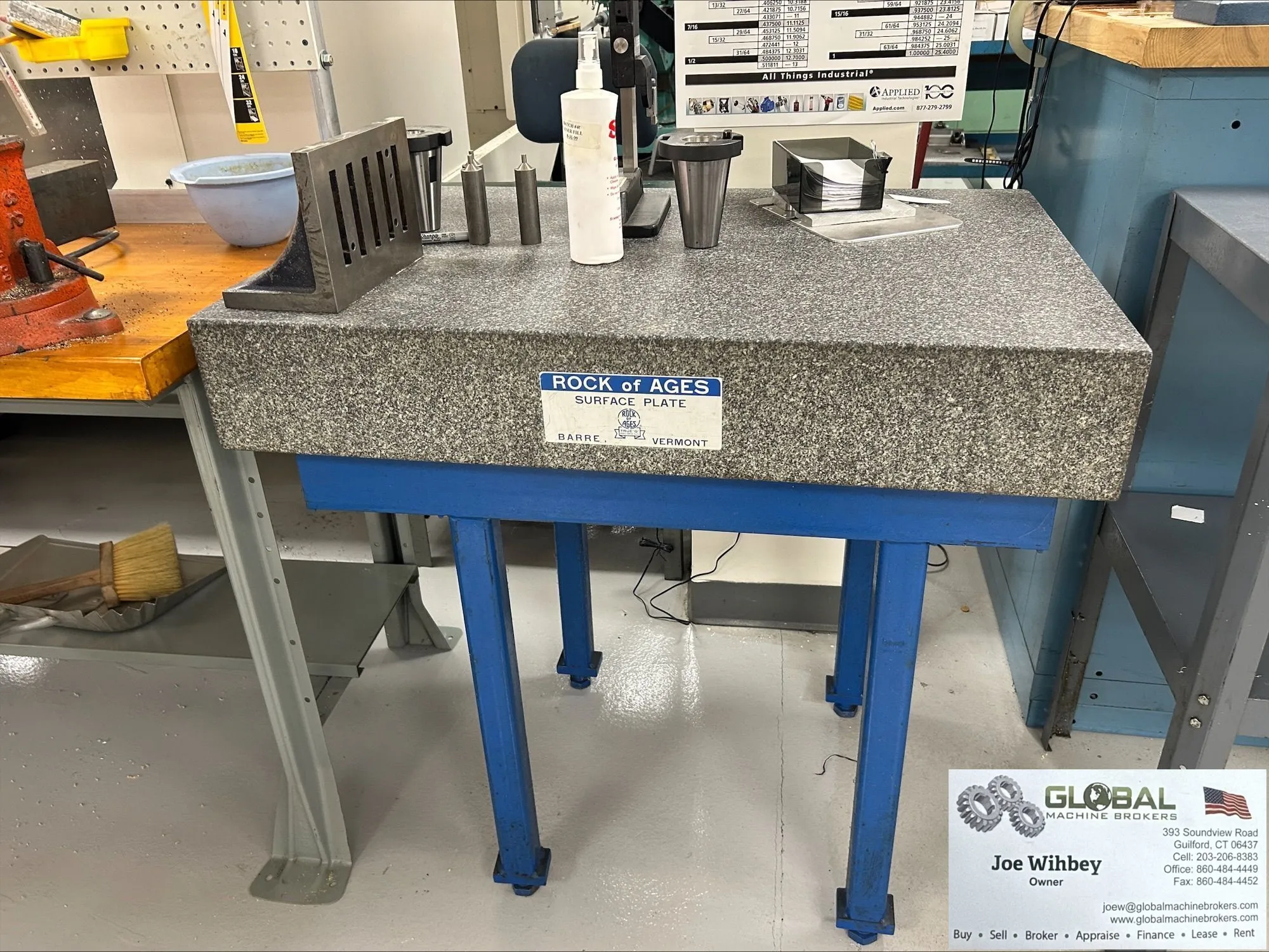 Rock of Ages Granite Surface Plate 36" x 24" x 6"