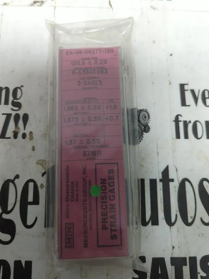 New | in-Stock MICRO-MEASUREMENTS EA-06-062TT-120 Transducers | Surplus Asset Holdings #1226619
