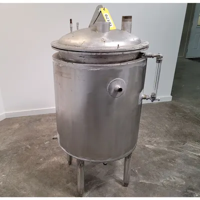 Used 75 Gallon Stainless Steel Wall-Insulated Coil Heat/Cool Tank