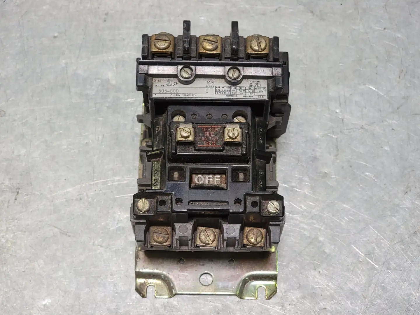 USED ALLEN-BRADLEY 505-B0D