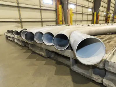 Nucon 3.5" Pipe Pneumatic Dry Material Conveying 90°Elbows Morris Couplings 4"OD