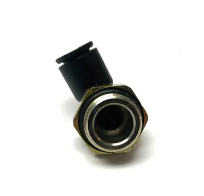 USED PARKER LEGRIS PNEUMATIC SWIVEL ELBOW PUSH-IN FITTING 3/8" BSPP 8MM OD