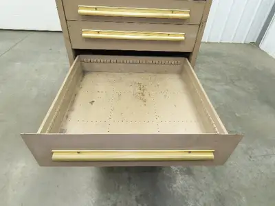 Equipto Modular Steel 7 Drawer Industrial Tool Cabinet 30x29x44" Stanley Vidmar