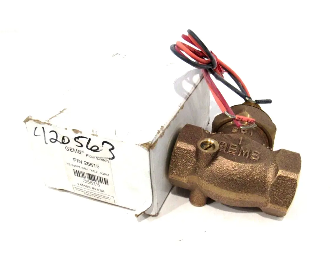 NEW GEMS 26615 FLOW SWITCH