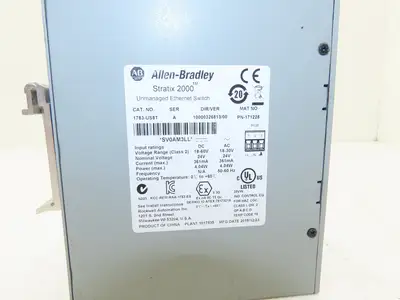 Allen Bradley 1783-US8T Stratix 2000 Unmanaged Ethernet Switch 8 Port Ser A