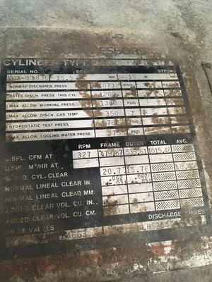 Used Ingersol Rand 5HHE See Pictures for Information Gas Compressors Oklahoma US | Borderless Services #1378129