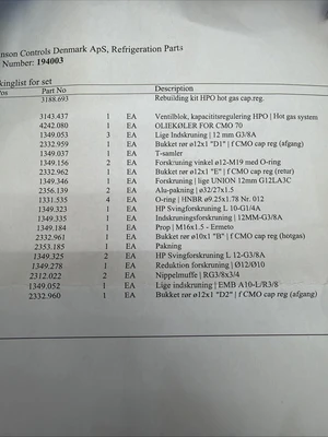 NEW Johnson Controls 3188.693