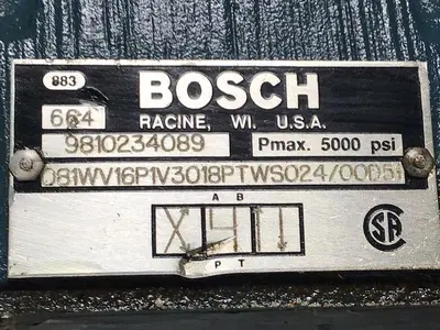 USED BOSCH 081WV16P1V3018PTWS024/00D51