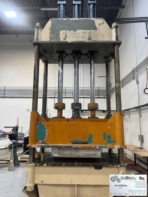 Verson 200-HD2-72-4P 200T Modified Verson 4-Post Compression Press