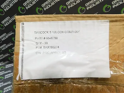 Box of 30 Babcock and Wilcox Company 6546788 Hex Headed Bolts 259C AP6406 MS New