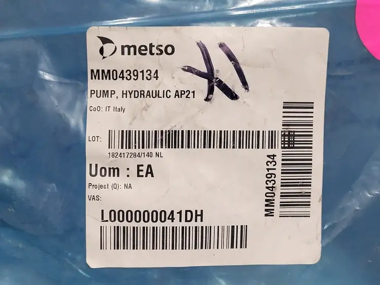 New | in-Stock METSO MM0439134 Construction Equipment Parts British Columbia CA | Lenmark #478952