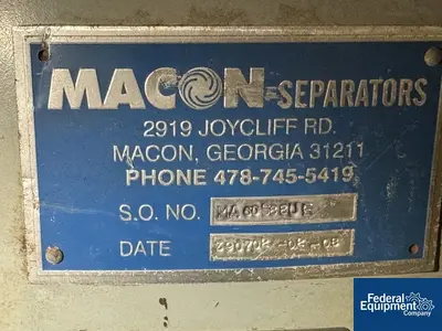 USED Macon 60" Macon Screen, S/S, Dual Deck