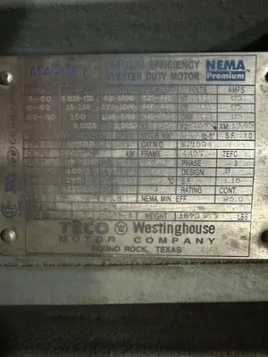 New | in-Stock WESTINGHOUSE INVERTER A.C. Motors Ohio US | Surplus Asset Holdings #1187424