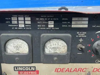 Used LINCOLN ELECTRIC IDEALARC DC600 Arc Welders Ohio US | HGR 24 #1333772