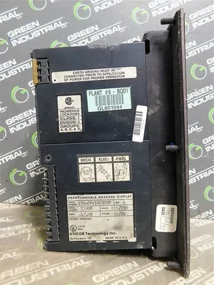 UTICOR Tech. Inc. 180-22A1N032R2 Programmable Message Display Rev. A Used