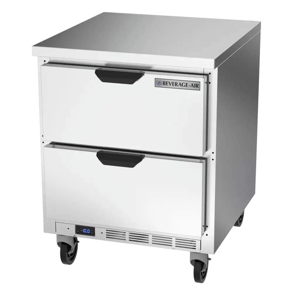 Beverage-Air WTFD27AHC-2-FLT 27" W Worktop Freezer W/ (1) Section & (2) Drawers, 115v