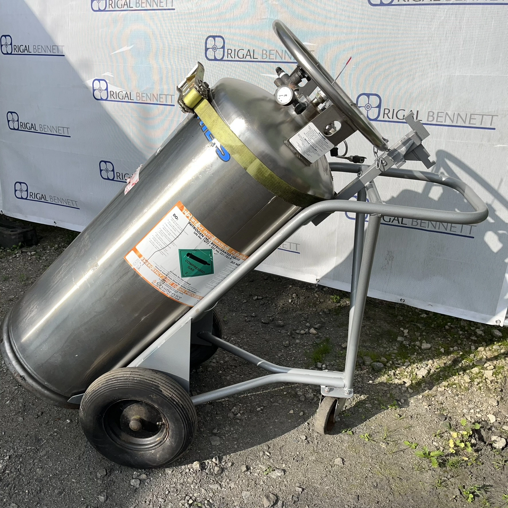 Taylor Wharton XL-160 Stainless Steel Nitrogen Container
