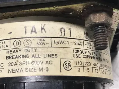 USED SIEMENS 3LB3 237-1AK