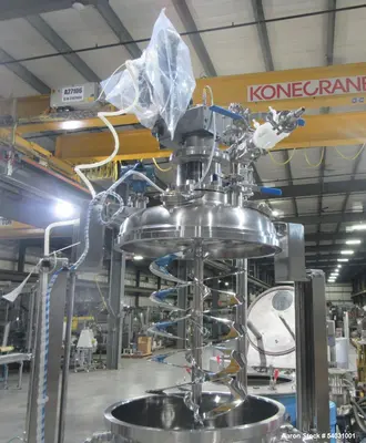 Buy Used Apache Stainless Agitated Reactor – 200 Liter, 316/304 SS, Vertical