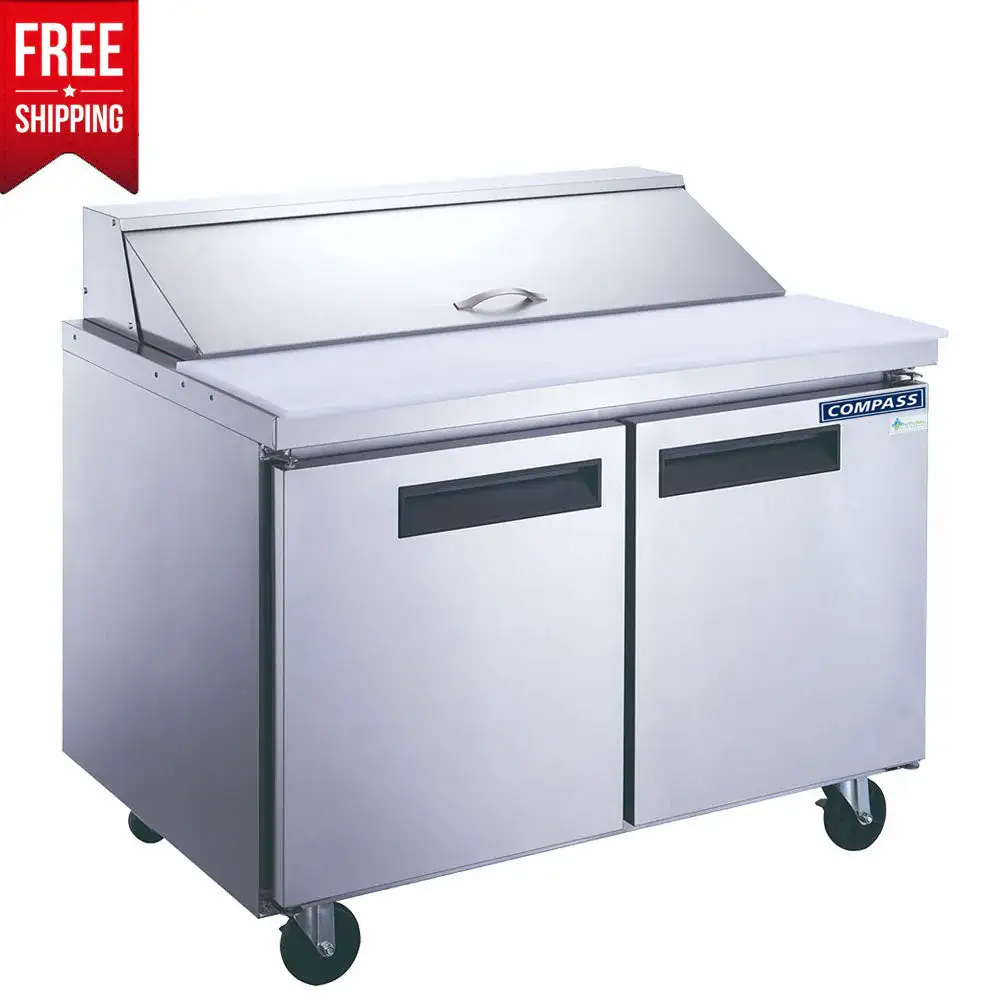 Compass PLG-1A-SC200 48" Commercial Sandwich / Salad Prep Table