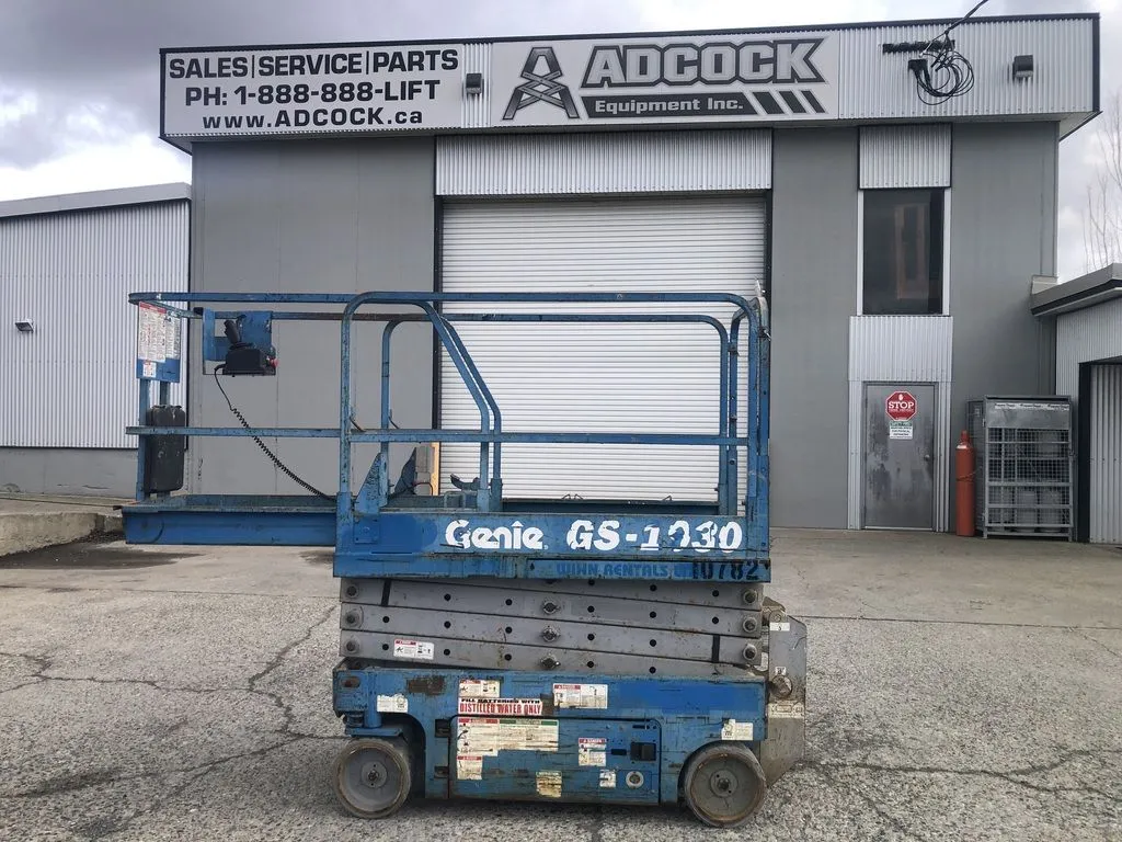 Used 2007 GENIE GS-1930 ELECTRIC SCISSOR LIFT Scissor Lifters Alberta CA | Adcock Equipment #1418064