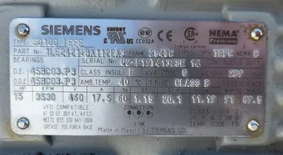 NEW SIEMENS 15 HP