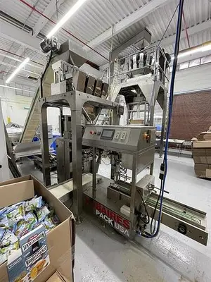 BairesPack Pre-made Doy Pouch Machine with 4-lane Linear Scale