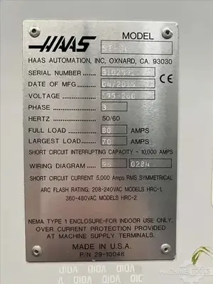 USED 2015 HAAS ST-30