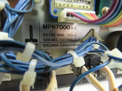 Okuma MPN7000M-S Operator Control Panel E0105-566-103-3