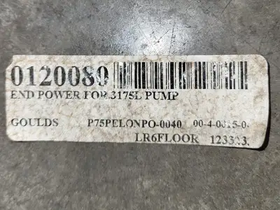 Used GOULDS 3175L Parts (Hydraulics and Pneumatics) British Columbia CA | Lenmark #257828