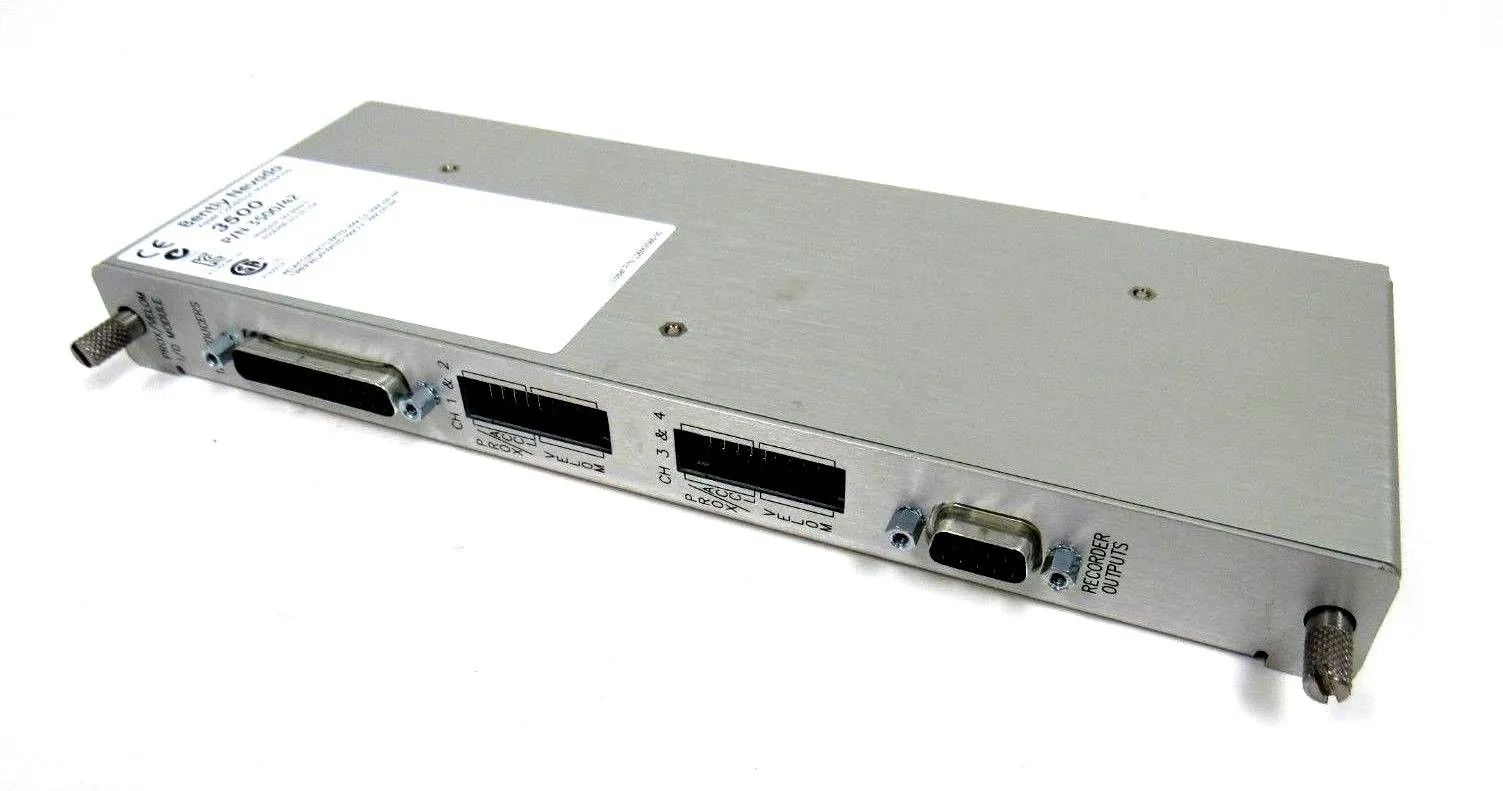USED BENTLY NEVADA 3500/42 PROX VELOM I/O MODULE 14082-01 350042
