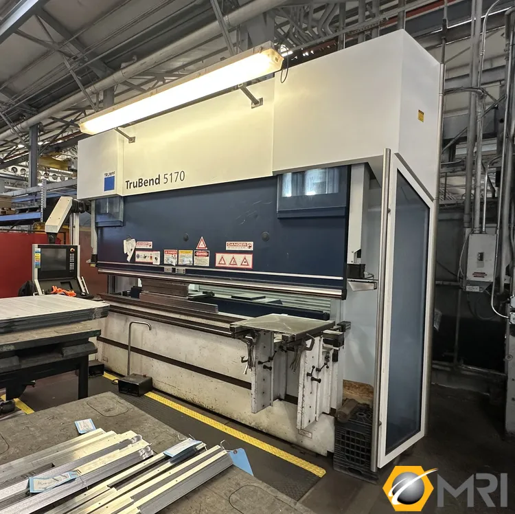2009 TRUMPF TRUBEND 5170 BRAKES, PRESS, N/C & CNC | Machinery Resources International