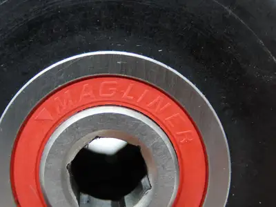 Magline 140141 Roller 3"W x 3.5"H 7/16" ID Used On Various Dollies Lot of 6