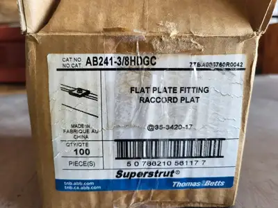 NEW THOMAS & BETTS AB241-3/8HDGC