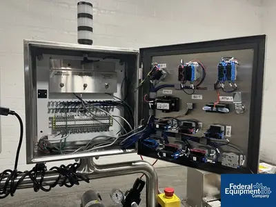USED Ackley Ackley Ramp Printer, 01481-00158 with Feeding System with Eriez D30A