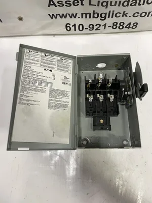 Eaton DG321UGB 30A Safety Disconnect Switch 240VAC 60Hz