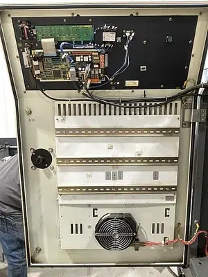 Used FANUC FANUC ARC MATE 120IB MIG WELDING CELL WITH LINCOLN 455M AND INDEX TABLE 5' X 8' RJ3IB CONTROL _UNKNOWN_ Robotic Welding Cells | Harbor Machinery Inc. #1283360