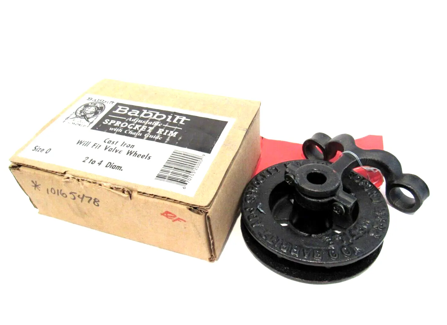NEW BABBITT SIZE 0 ADJUSTABLE SPROCKET RIM 2-4 DIAM.
