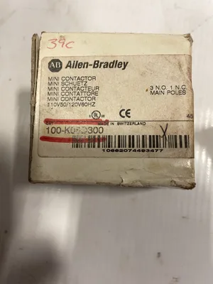 Allen-Bradley 100-K05D300 Ser A Mini IEC Contactor 110/120V 3NO 1NC -NIB