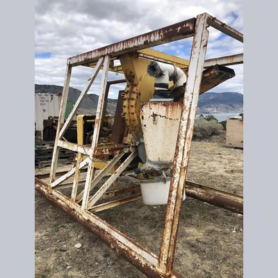 Skid Mounted 40in x 8in Rotary Pulverizer