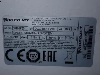 USED VIDEOJET 3640IP65
