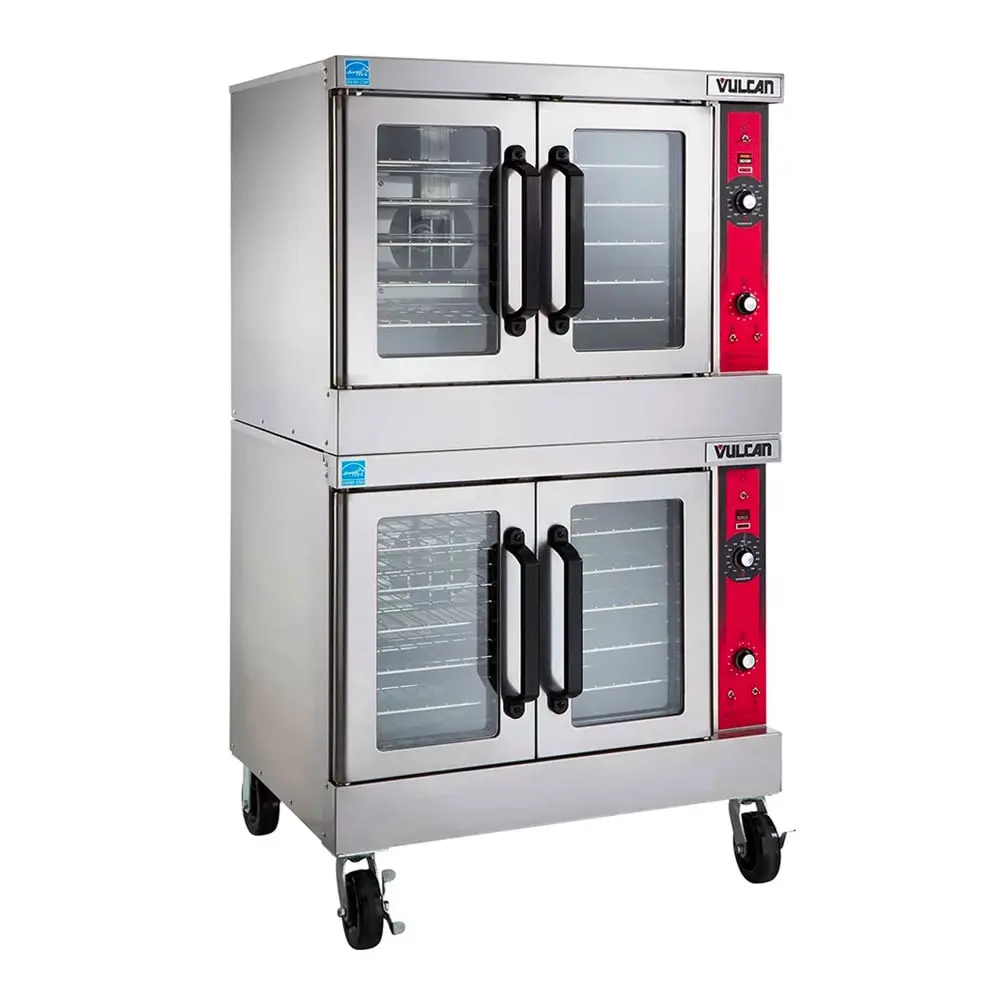 Vulcan VC44ED Double Full Size Electric Convection Oven - 12.5 Kw, 208v/3ph